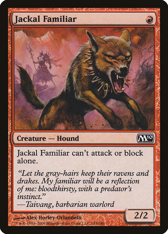 Jackal Familiar [Magic 2010] | Good Games North