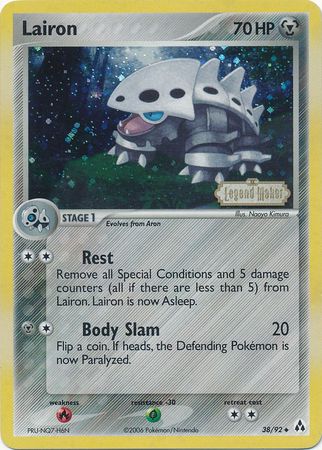 Lairon (38/92) (Stamped) [EX: Legend Maker] | Good Games North