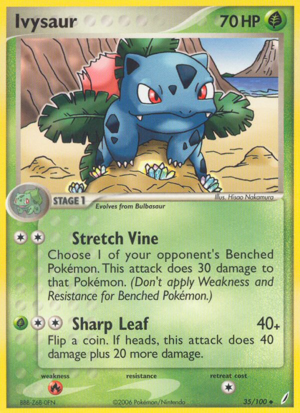 Ivysaur (35/100) [EX: Crystal Guardians] | Good Games North