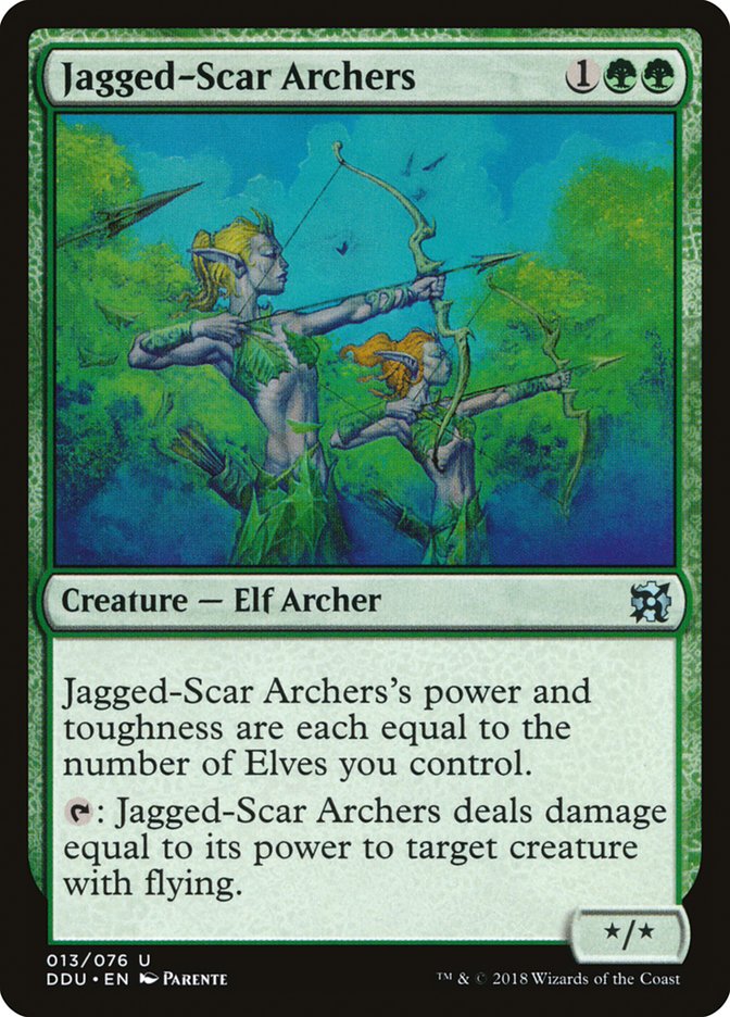 Jagged-Scar Archers [Duel Decks: Elves vs. Inventors] | Good Games North