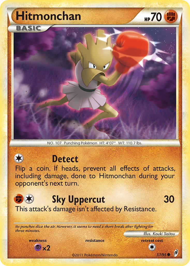 Hitmonchan (57/95) [HeartGold & SoulSilver: Call of Legends] | Good Games North