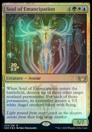 Soul of Emancipation [Streets of New Capenna Prerelease Promos] | Good Games North