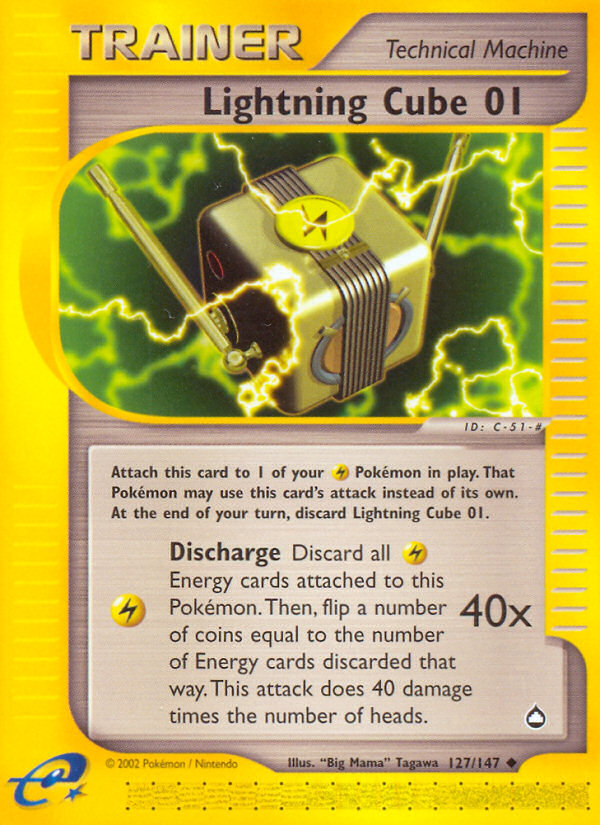 Lightning Cube 01 (127/147) [Aquapolis] | Good Games North