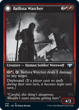 Ballista Watcher // Ballista Wielder [Innistrad: Double Feature] | Good Games North