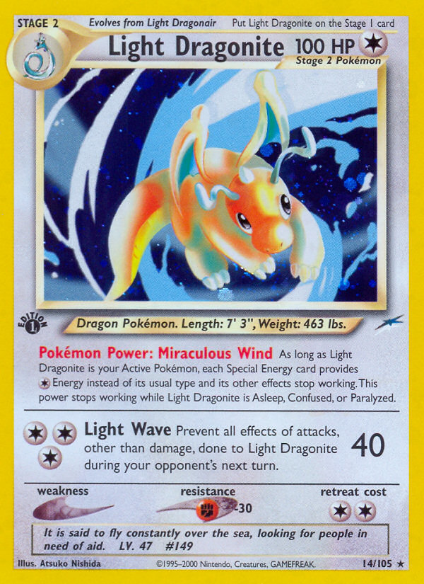 Light Dragonite (14/105) [Neo Destiny 1st Edition] | Good Games North
