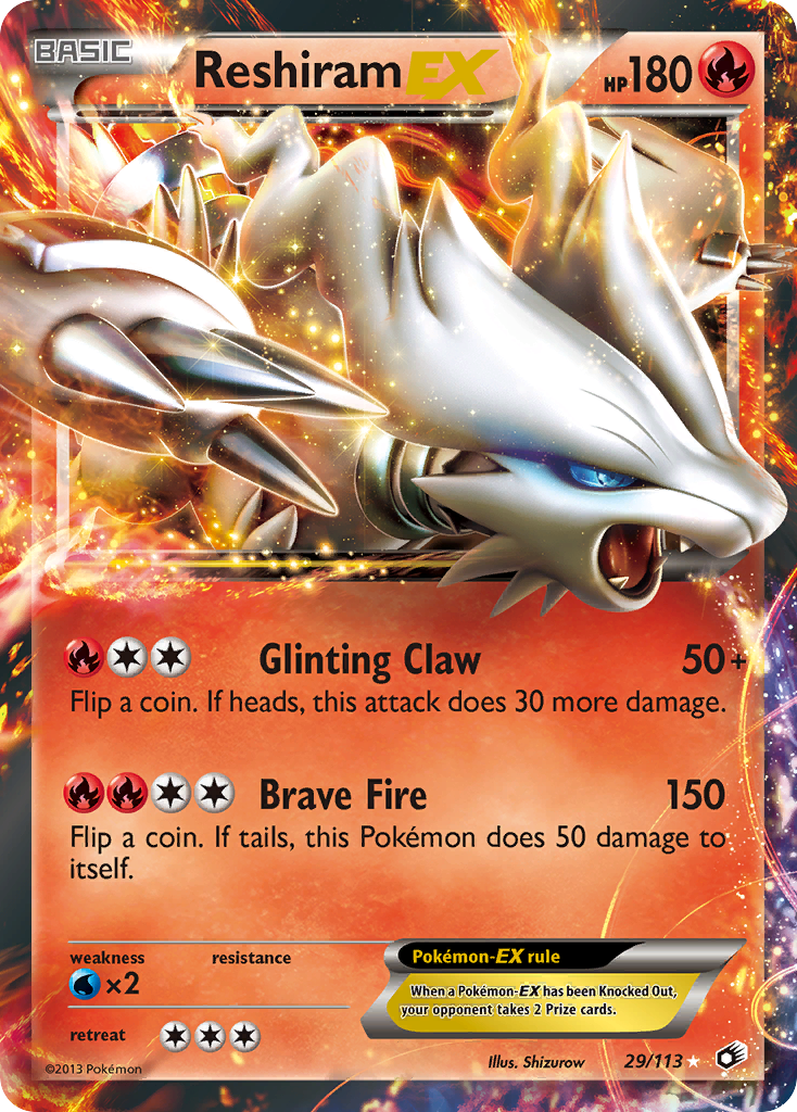 Reshiram EX (29/113) [Black & White: Legendary Treasures] | Good Games North