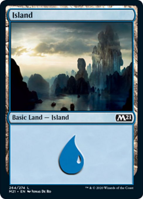 Island (264) [Core Set 2021] | Good Games North