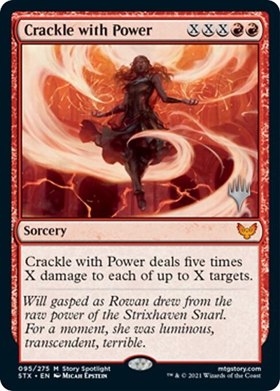 Crackle with Power (Promo Pack) [Strixhaven: School of Mages Promos] | Good Games North