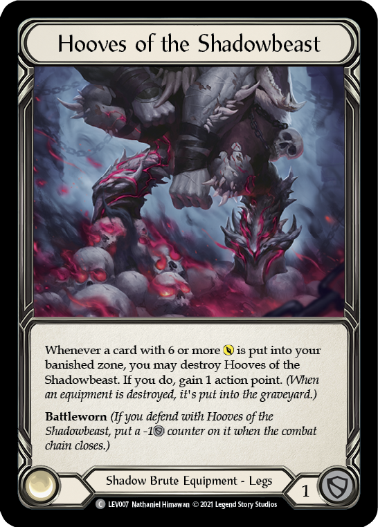 Hooves of the Shadowbeast [LEV007] (Monarch Levia Blitz Deck) | Good Games North