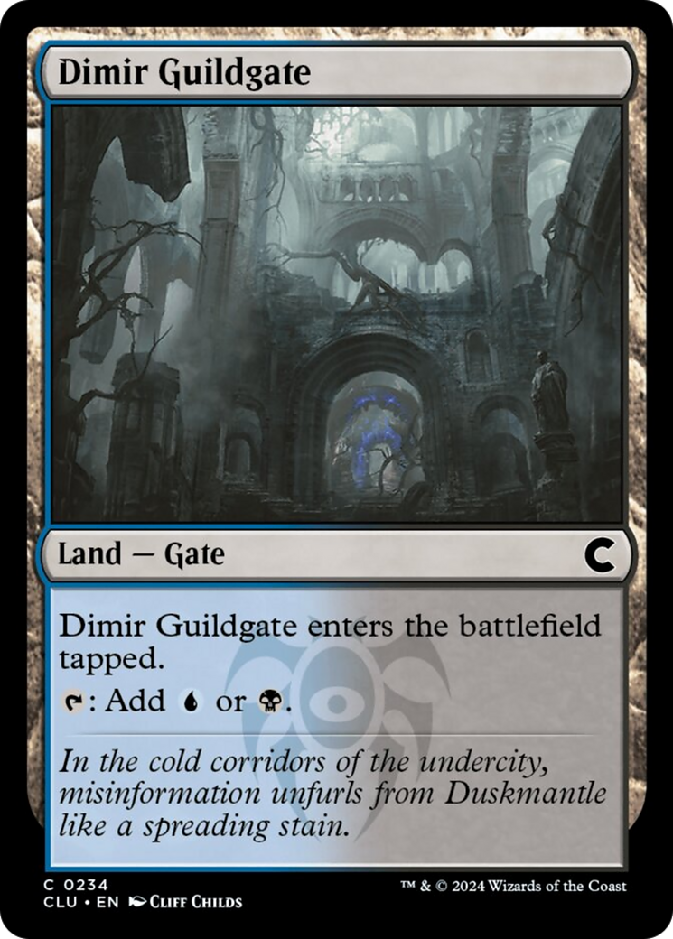 Dimir Guildgate [Ravnica: Clue Edition] | Good Games North