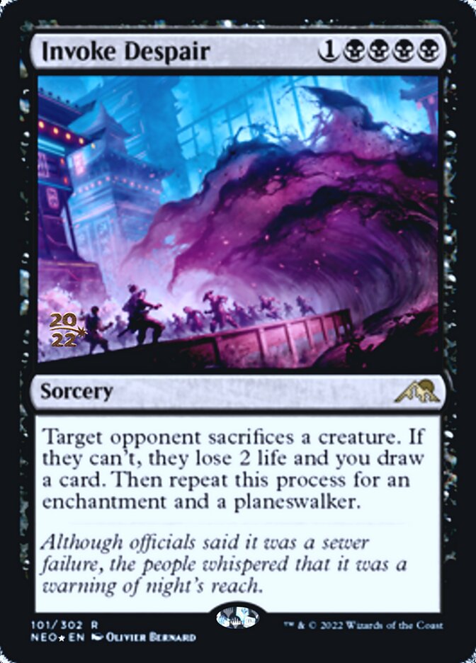 Invoke Despair [Kamigawa: Neon Dynasty Prerelease Promos] | Good Games North