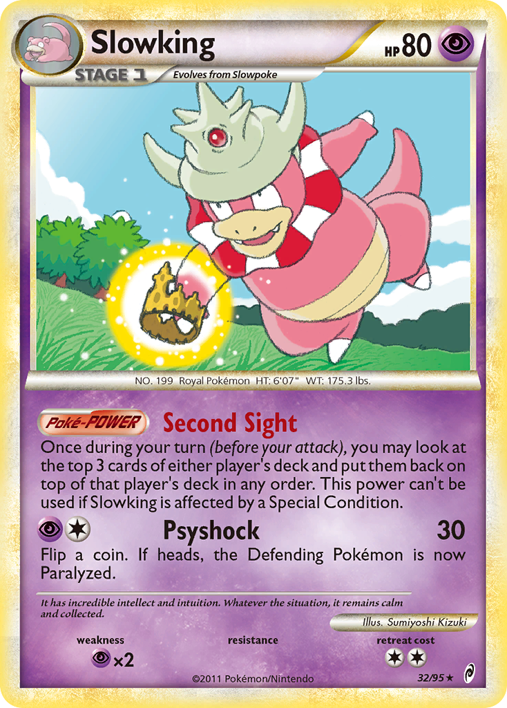 Slowking (32/95) [HeartGold & SoulSilver: Call of Legends] | Good Games North