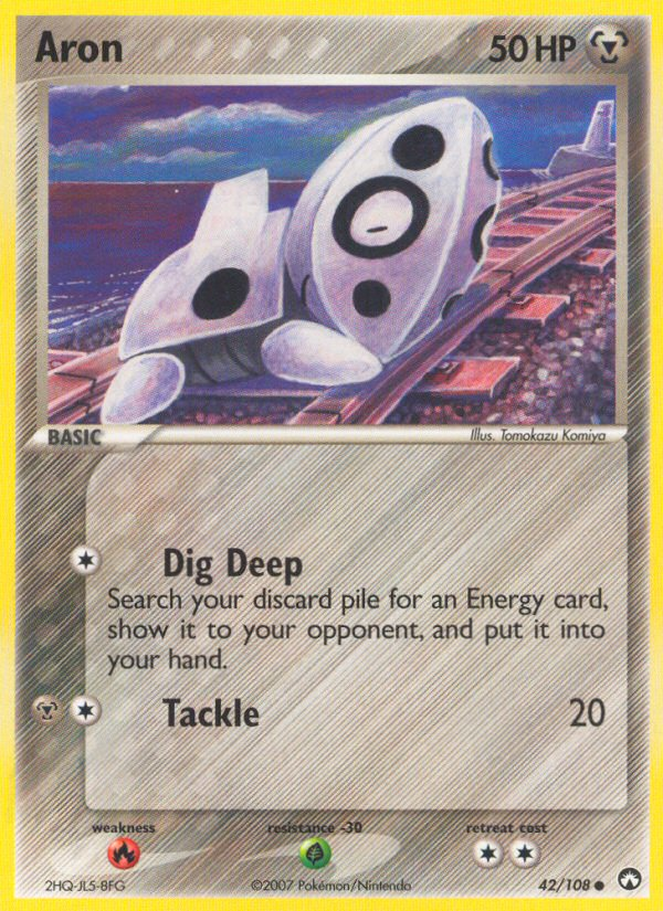 Aron (42/108) [EX: Power Keepers] | Good Games North