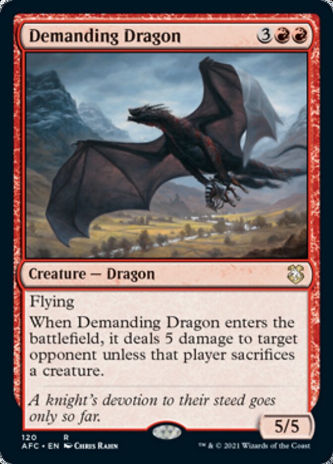 Demanding Dragon [Dungeons & Dragons: Adventures in the Forgotten Realms Commander] | Good Games North