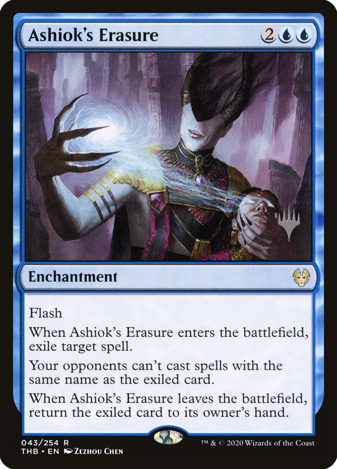 Ashiok's Erasure (Promo Pack) [Theros Beyond Death Promos] | Good Games North