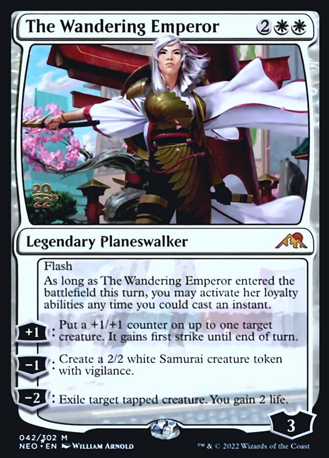 The Wandering Emperor [Kamigawa: Neon Dynasty Prerelease Promos] | Good Games North