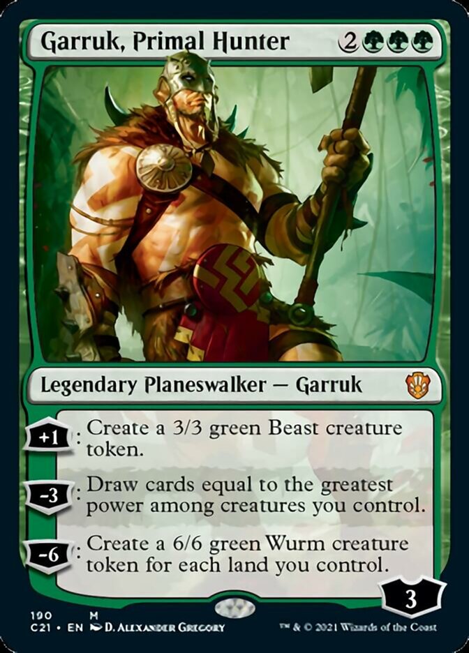 Garruk, Primal Hunter [Commander 2021] | Good Games North