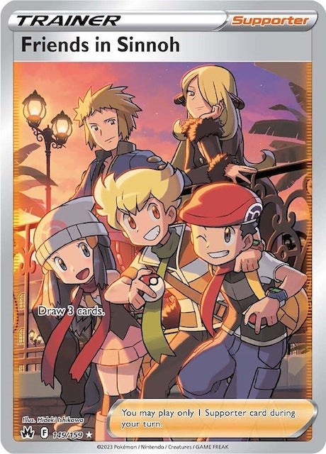 Friends in Sinnoh (149/159) (Full Art) [Sword & Shield: Crown Zenith] | Good Games North