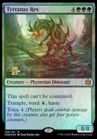 Tyrranax Rex [Phyrexia: All Will Be One Prerelease Promos] | Good Games North