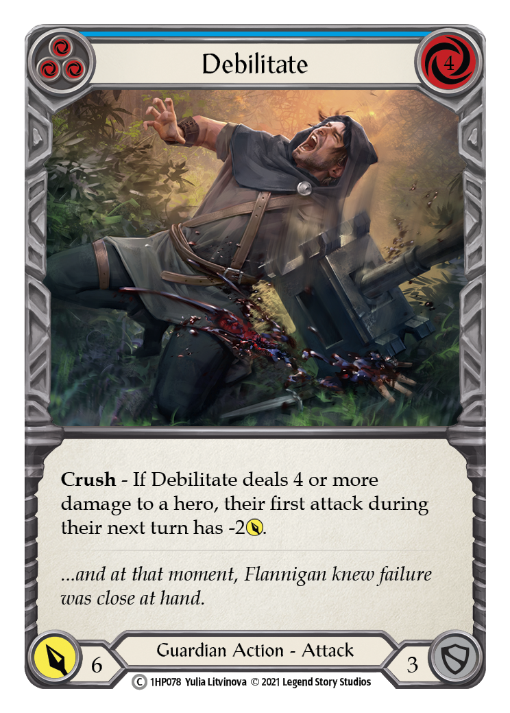 Debilitate (Blue) [1HP078] | Good Games North