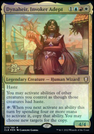 Dynaheir, Invoker Adept [Commander Legends: Battle for Baldur's Gate Prerelease Promos] | Good Games North