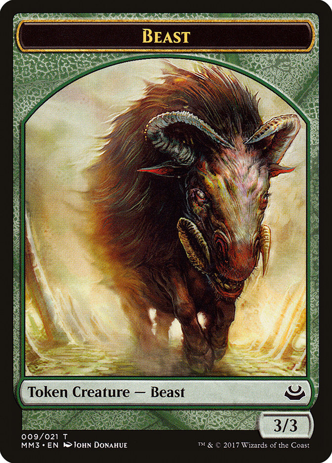 Beast (009/021) [Modern Masters 2017 Tokens] | Good Games North