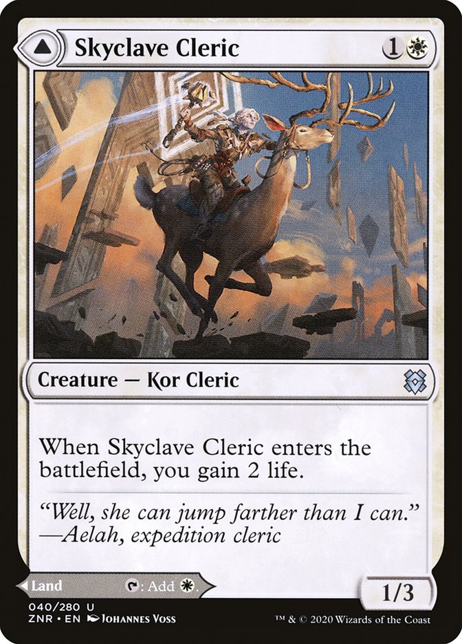 Skyclave Cleric // Skyclave Basilica [Zendikar Rising] | Good Games North