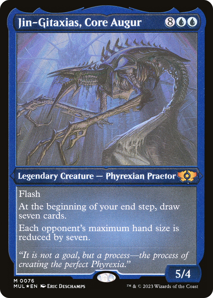Jin-Gitaxias, Core Augur (Foil Etched) [Multiverse Legends] | Good Games North