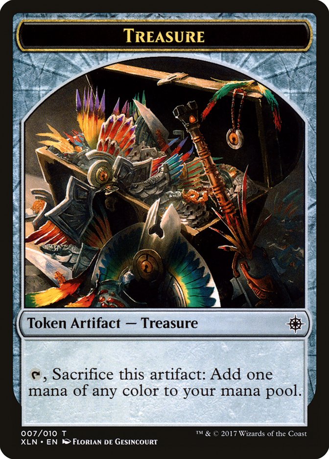 Treasure (007/010) [Ixalan Tokens] | Good Games North