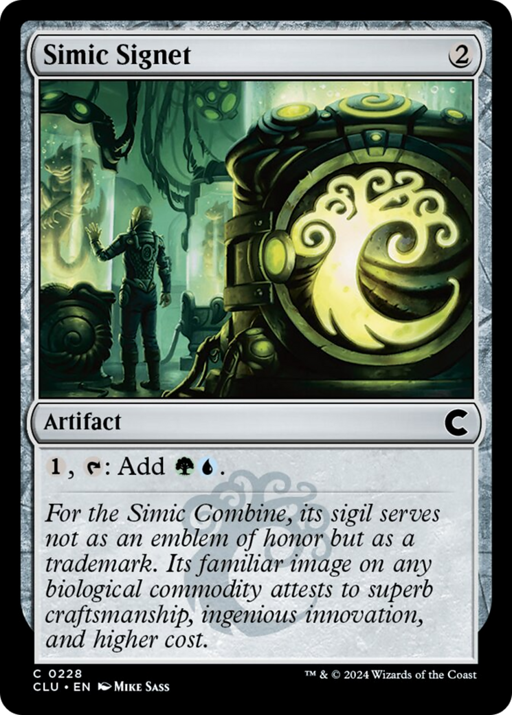 Simic Signet [Ravnica: Clue Edition] | Good Games North