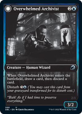 Overwhelmed Archivist // Archive Haunt [Innistrad: Double Feature] | Good Games North