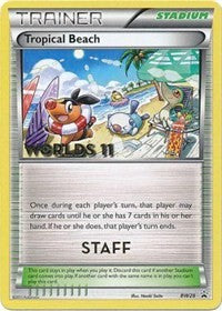 Tropical Beach (BW28) (Staff) [Black & White: Black Star Promos] | Good Games North