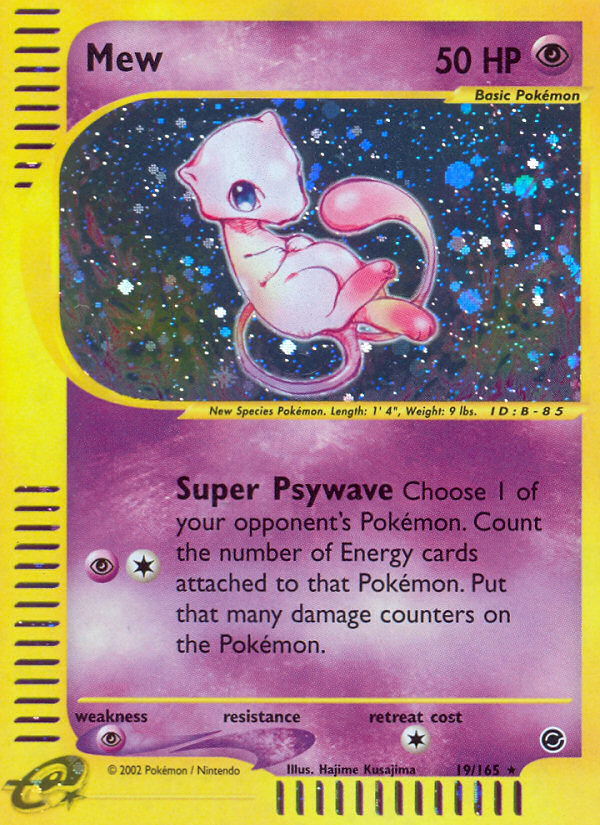 Mew (19/165) [Expedition: Base Set] | Good Games North