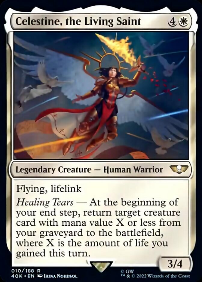 Celestine, the Living Saint [Universes Beyond: Warhammer 40,000] | Good Games North