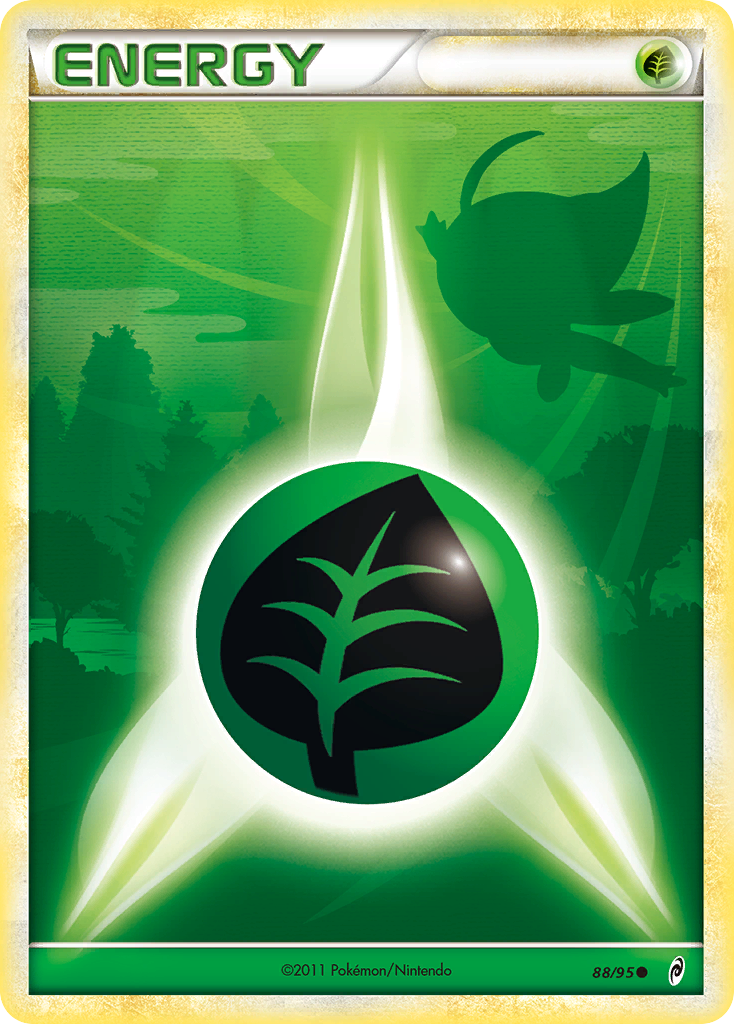 Grass Energy (88/95) [HeartGold & SoulSilver: Call of Legends] | Good Games North