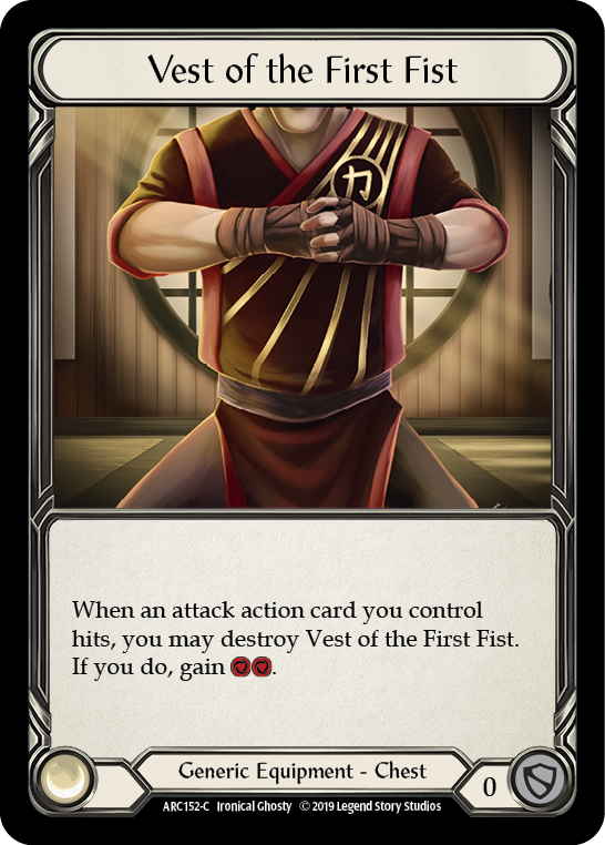 Vest of the First Fist [ARC152-C] 1st Edition Normal | Good Games North