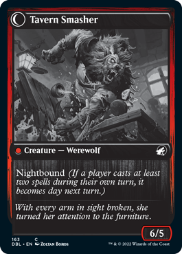 Tavern Ruffian // Tavern Smasher [Innistrad: Double Feature] | Good Games North