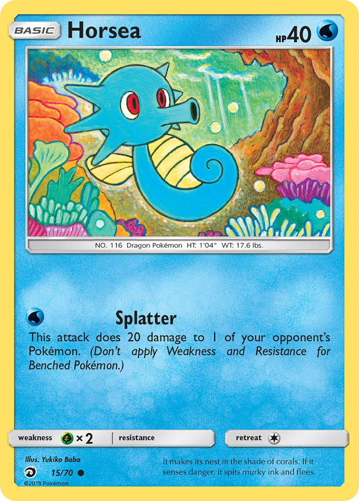 Horsea (15/70) [Sun & Moon: Dragon Majesty] | Good Games North