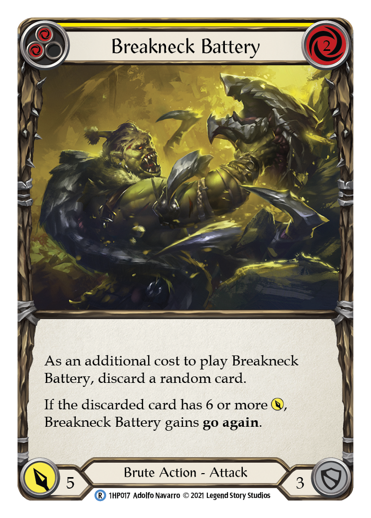 Breakneck Battery (Yellow) [1HP017] | Good Games North