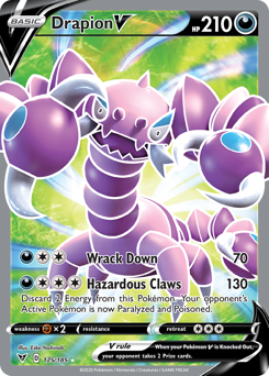 Drapion V (175/185) [Sword & Shield: Vivid Voltage] | Good Games North