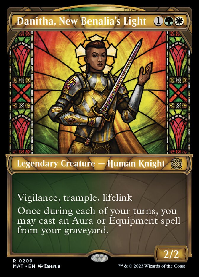 Danitha, New Benalia's Light (Showcase Halo Foil) [March of the Machine: The Aftermath] | Good Games North