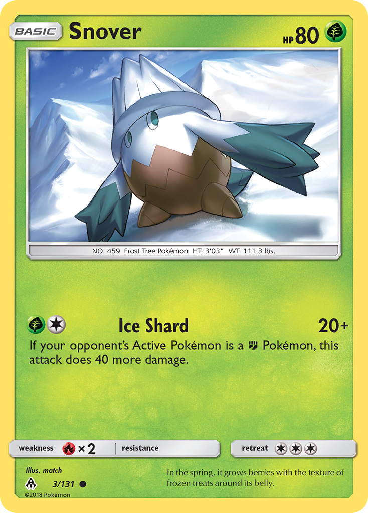 Snover (3/131) [Sun & Moon: Forbidden Light] | Good Games North