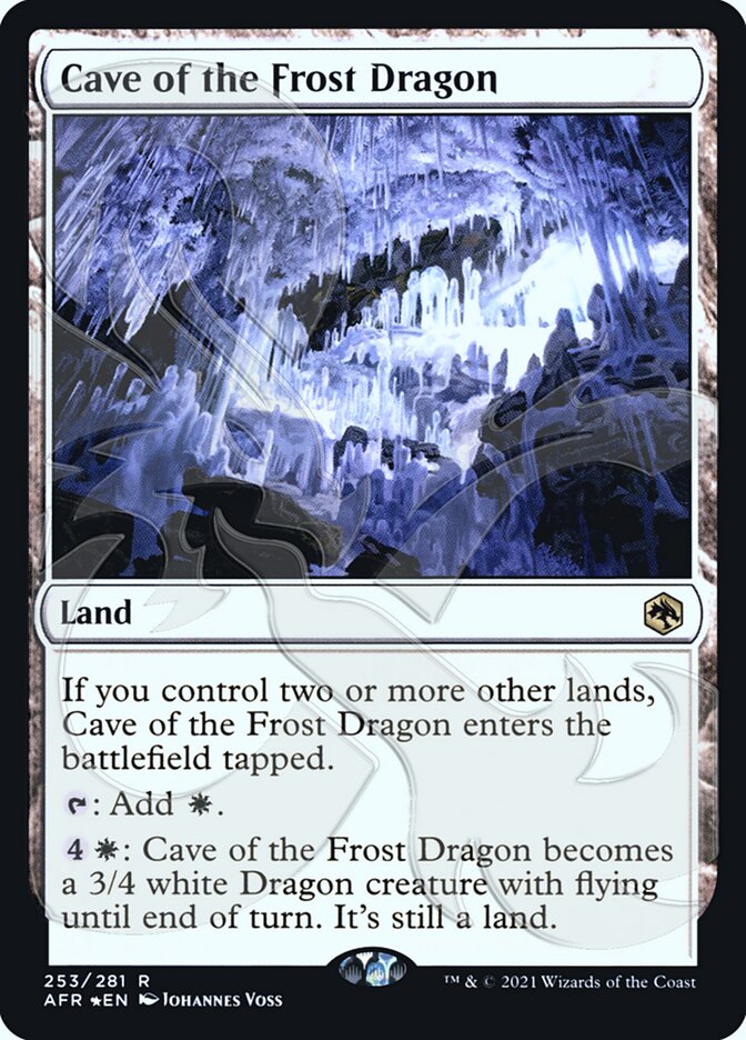 Cave of the Frost Dragon (Ampersand Promo) [Dungeons & Dragons: Adventures in the Forgotten Realms Promos] | Good Games North