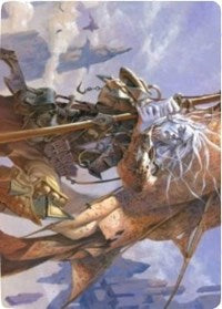 Sea Gate Banneret Art Card [Zendikar Rising Art Series] | Good Games North