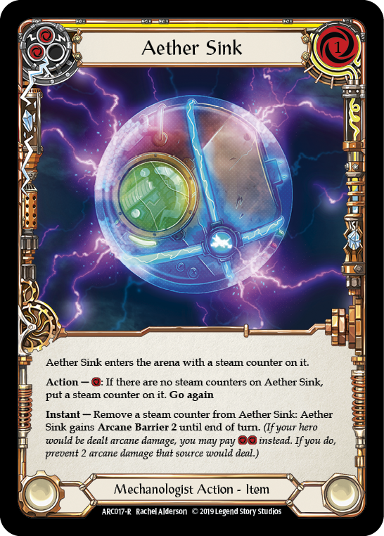 Aether Sink [ARC017-R] 1st Edition Normal | Good Games North