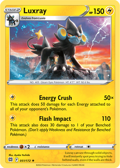 Luxray (051/172) [Sword & Shield: Brilliant Stars] | Good Games North