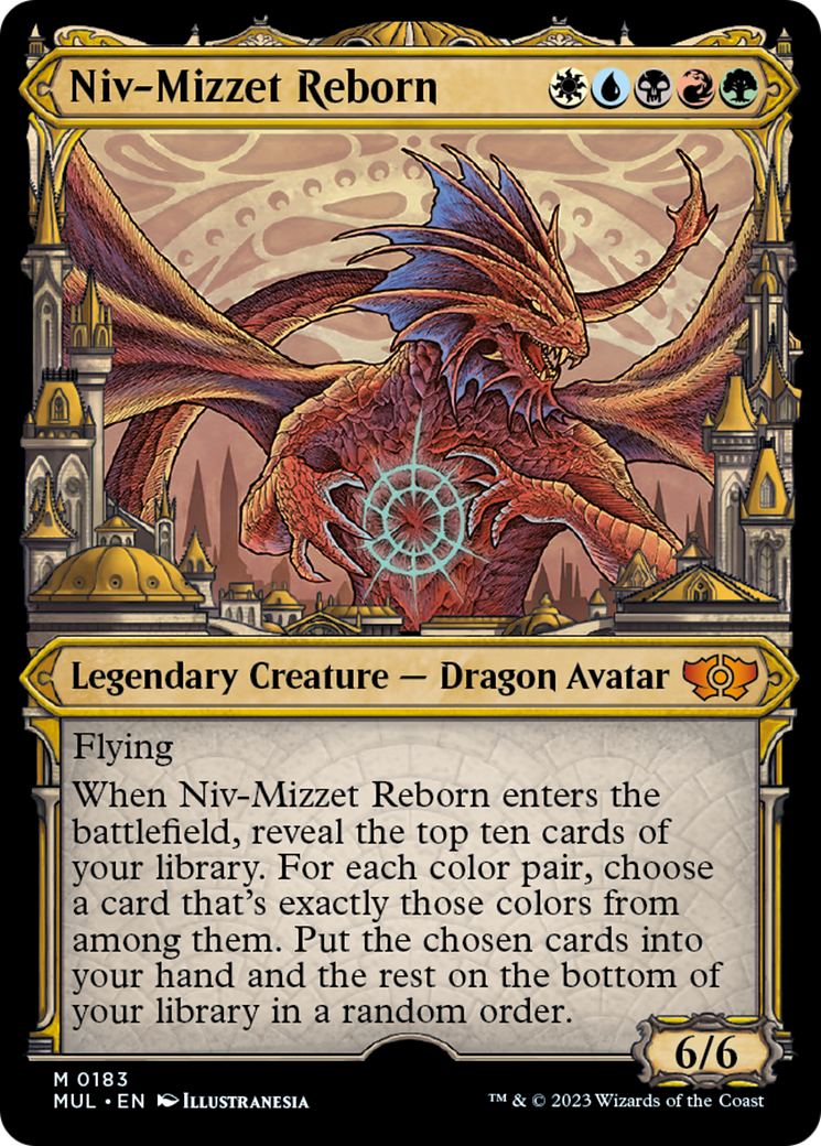 Niv-Mizzet Reborn (Halo Foil) [Multiverse Legends] | Good Games North
