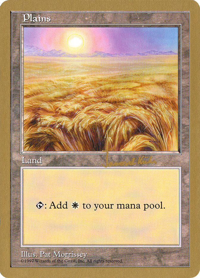 Plains (jk432) (Janosch Kuhn) [World Championship Decks 1997] | Good Games North