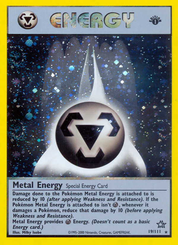 Metal Energy (19/111) [Neo Genesis 1st Edition] | Good Games North