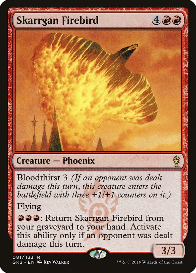 Skarrgan Firebird [Ravnica Allegiance Guild Kit] | Good Games North